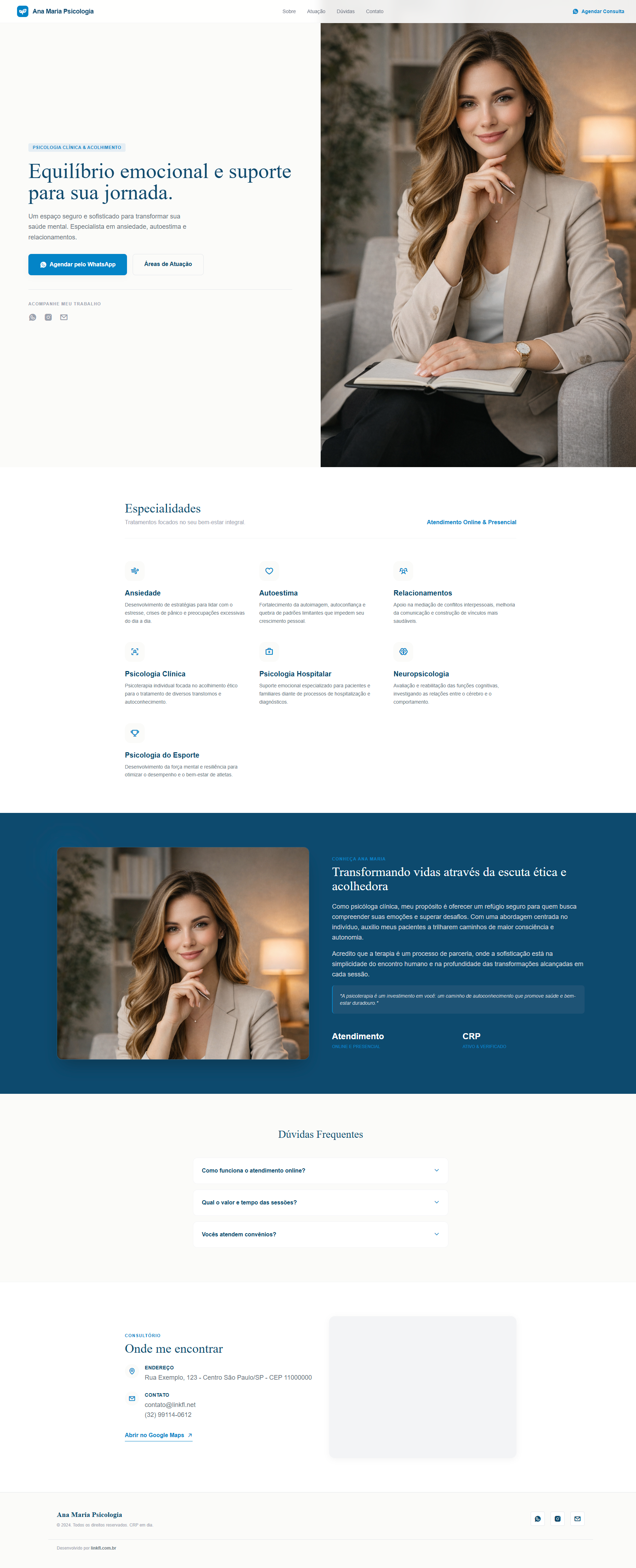 Exemplo Site Advogado
